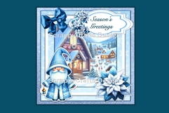 Scandinavian Christmas Card Kit JPEG and PNG Product Image 3