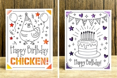 Birthday Insert Card SVG Bundle | 9 Holiday Card Designs Product Image 3
