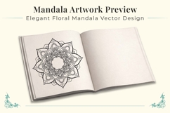 Mandala Coloring Pages Floral - KDP Interior Product Image 4