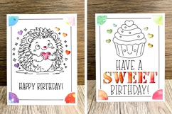 Birthday Insert Card SVG Bundle | 9 Holiday Card Designs Product Image 3