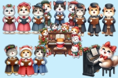 Christmas Carolling Cuties Clipart PNGs Product Image 3