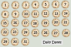 Cottagecore Planner Kit 123 Items, PNGs Product Image 3