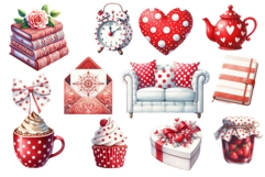 30 February Valentine Planner Stickers PNGs Product Image 3