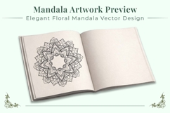 Floral Mandala Coloring Amazing Product Image 4