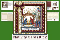 Christmas Nativity Card Making Kit Product Image 3