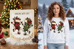Whimsical Christmas Friends PNGs. Christmas Characters. Product Image 3
