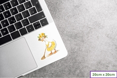 Cute Spring Easter Goose Stickers at Chuckleberry Farm PNG Product Image 3
