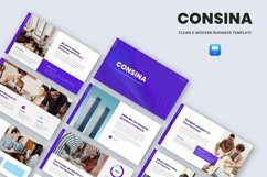 Consina - Clean &amp; Modern Business Keynote Product Image 1