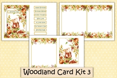Watercolour Woodland Card Making Kit JPEG Product Image 4