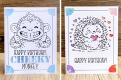 Birthday Insert Card SVG Bundle | 9 Holiday Card Designs Product Image 4