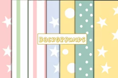 Cute Birthday Bunnies Clipart 50pieces PNGs 300dpi Product Image 4