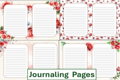 12 Valentine Journal Pages A4 JPEGS Product Image 4