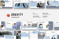 Gravity-Business PowerPoint Template Product Image 1