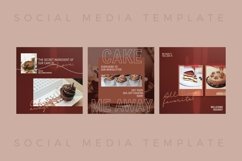 Cake Food - Instagram Post Template Product Image 5
