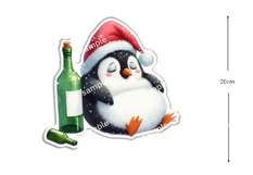 12 Christmas Drunken Animals Stickers JPEG and PNGs Product Image 5