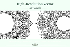 Floral Mandala Coloring Amazing Product Image 5