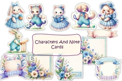 Cute Summer Planner Stickers Kit 66 Items, PNGs Product Image 4