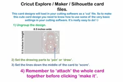 Cricut Joy Card! Russian doll card design! SVG / DXF File Product Image 2