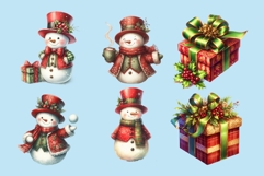 30 Shabby Chic Christmas Clipart PNGs Product Image 6