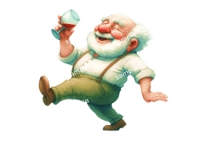 12 Christmas Drunken Grandparents Stickers JPEG and PNGs Product Image 6