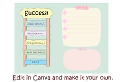 Workflow Daily Planner Sheets Edit in Canva Product Image 5