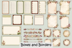 Cottagecore Planner Kit 123 Items, PNGs Product Image 5