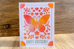 Birthday Insert Card SVG Bundle | 9 Holiday Card Designs Product Image 6