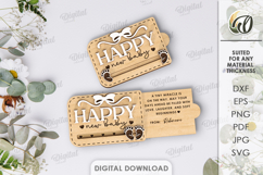 Sliding Greeting Cards Bundle Lasercut. Card with slider SVG Product Image 10