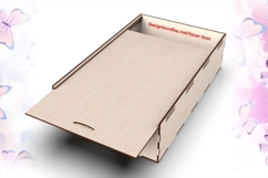 Extra Large Box 45x28x10cm Sliding Lid SVG Files Product Image 1