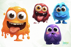 Slime Monster Sublimation Product Image 1