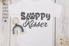 Sloppy kisser svg, Sloppy Kisser Funny Dog SVG, Dog Bandana Product Image 2