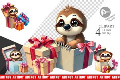 Sloth Clipart Gift Product Image 1