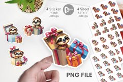 Sloth Sticker Gift Product Image 1