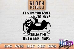 Sloth SVG Design | Sloth Quotes SVG Design | Lazy SVG v.2 Product Image 1
