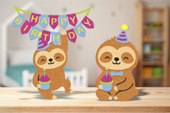 Cute Sloth 3D SVG Product Image 4