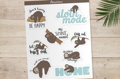 Sloth Stickers Bundle | Sticker Sheets Printable Product Image 2