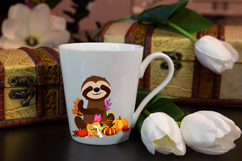Thanksgiving Sloth PNG illustration Product Image 4