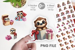Sloth Sticker Gift Product Image 1