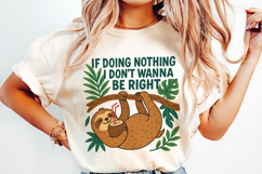 Funny Sloth PNG, Sublimation Design. Product Image 2