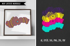 Map, Mandala SVG, layered, cut file, bundle, patriotic, clip art, banner, scrapbook, invitations, cover, accessories, birthdays, t-shirt, mug, stencil, pillow, design, wall art, greeting, card, cricut, svg, map, mandala, silhouette, cut file, patriotic, l