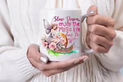 Slow down enjoy the magic life has to offer Sublimation PNG Product Image 2