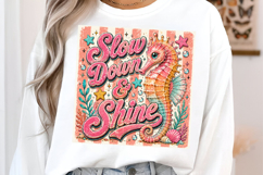 Slow Down &amp; Shine Seahorse PNG Product Image 2