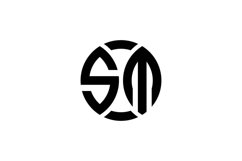 SM logo design Product Image 1