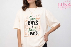 Sun Rays and Pool Days PNG, Summer Sublimation, Beach Vibes Product Image 5
