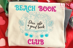 Beach Book Club PNG, Summer Reading PNG, Dive Into a Good Bo Product Image 2