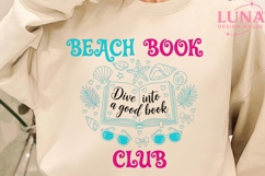 Beach Book Club PNG, Summer Reading PNG, Dive Into a Good Bo Product Image 5