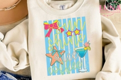 Sunshine Iced Coffee Summer PNG, Beach Vibes Clipart, Trendy Product Image 2