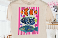 Tropical Fish Clipart PNG, Ocean Fish Bundle, Clownfish PNG Product Image 2