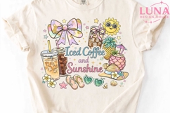 Iced Coffee and Sunshine PNG, Summer Vibes PNG, Beach PNG Product Image 4