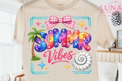 Summer Vibes PNG, Beach Sublimation PNG, Tropical Palm Tree Product Image 2